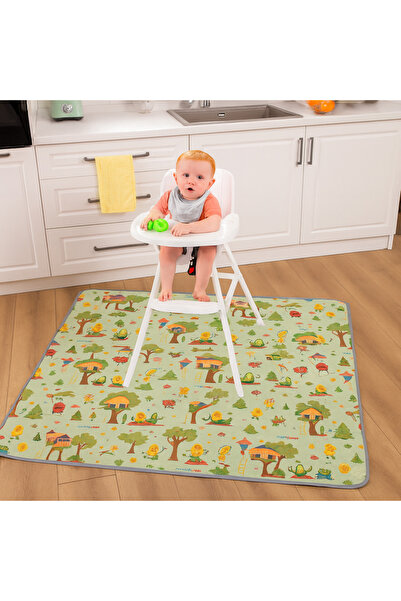 Minimono High Chair and Activity Cover - Non-Slip Base - Water Repellent Surface - Washable - 145X120Cm