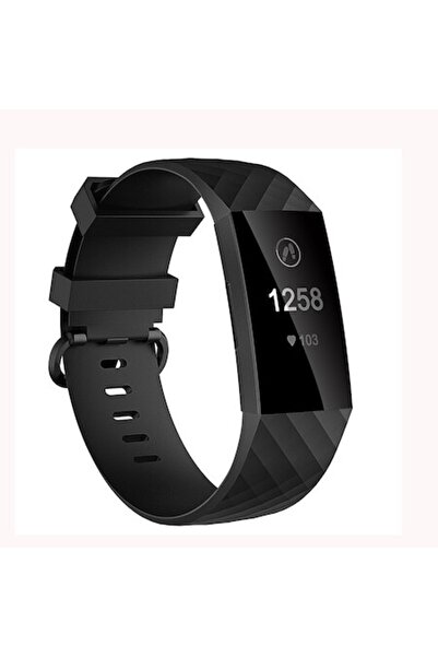 Edman Curea pentru Fitbit Charge 3/4, mărimea L, neagră