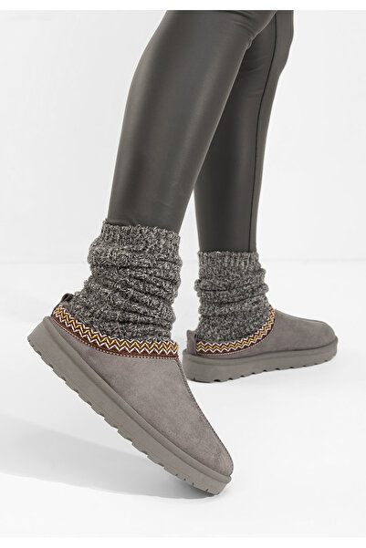 B T Shoes Saboti dama Airene gri