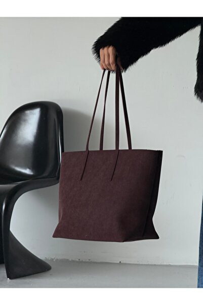 ALTUDA Жіноча сумка-шопер на плечо з подвійними ручками та блискавкою Sable