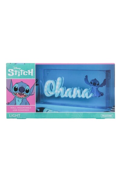 Disney Stitch Ohana Decorative Lamp, Paladone, 15x30cm, Multicolor