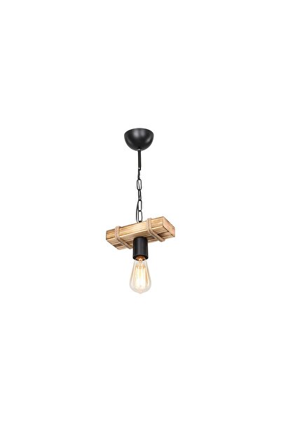 Squid Lighting Lampă suspendată, Squid Lighting, lemn, 20x10x43 cm, E27, cu 1 bec, Max. 100W, Lagun 1