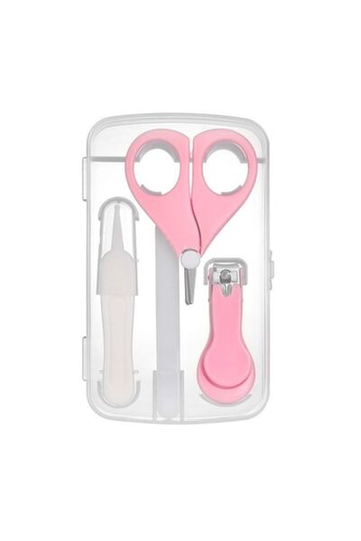 Edman 4-in-1 Baby & Child Manicure Hygiene Set, Pink