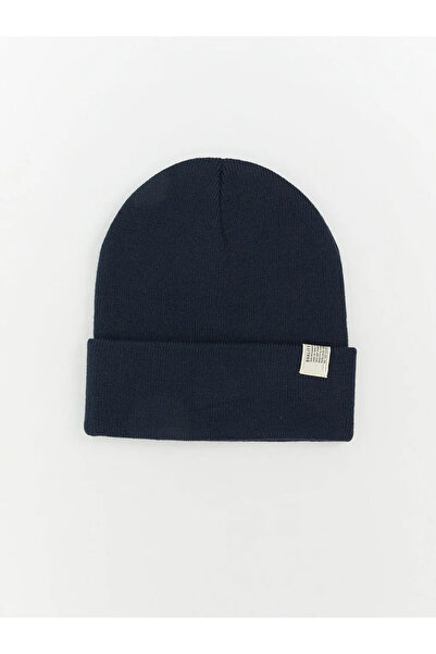 LC Waikiki Label Printed Men's Knitwear Beret