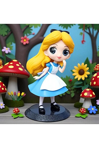 e-life shop Alice in Wonderland Anime Character Figure Toy Decorative Figurine Doll 15cm. Teen Room Decoration