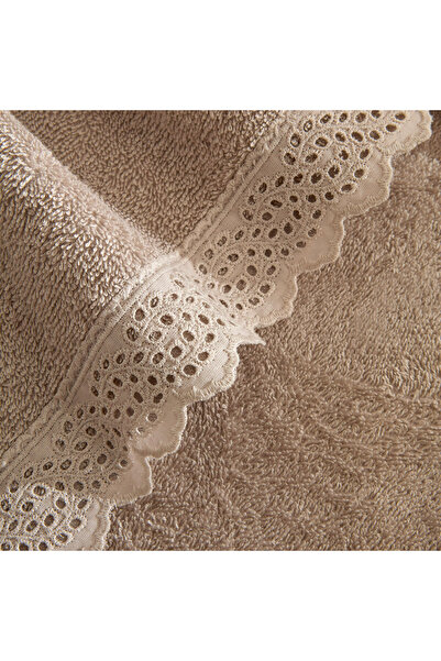 Karaca Home Artisan Soil 100% Cotton Face Towel Beige 50X90 cm