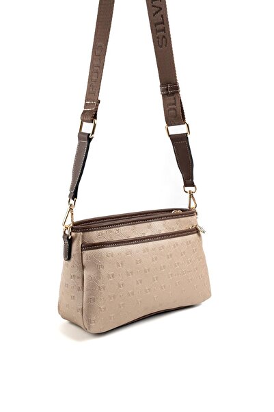 Silver Polo Silver & Polo Nut - Brown Sp1184 Women's Crossbody Bag