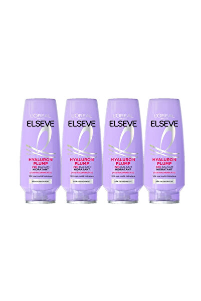 L'oreal Σετ 4 x Loreal Elseve Balsam 200 ml Hyaluron Plump