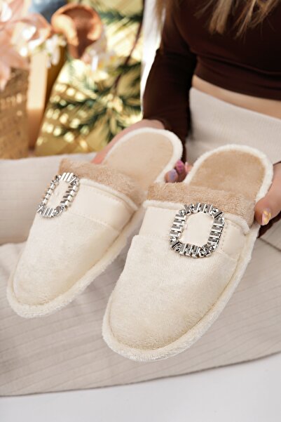 Modafırsat Γυναικείες παντόφλες εσωτερικού χώρου, βελούδινες που πλένονται, με επένδυση από μαλλί, παντόφλες από γούνα, πακέτο προσφοράς για επισκέπτες, παντόφλες νύφης