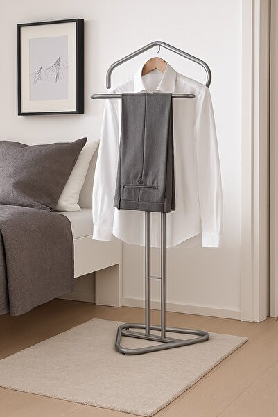 UnicSpot Suport metalic pentru haine, gri, 46 x 110 cm