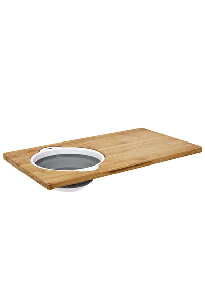 Other Bamboo cutting board with foldable strainer 49.5x28 cm