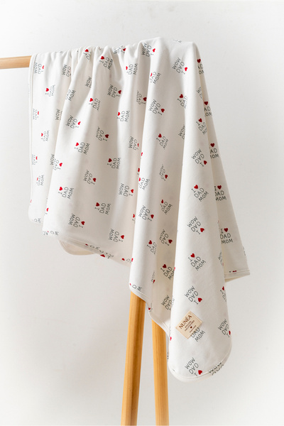 NUNEA %100 Pamuk Oeko-Tex Sertifikalı Çift Kat Bebek Örtü&Battaniye 100×85 cm...