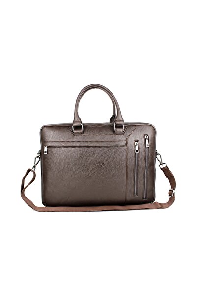 deri,se club Men's Brown 15 & 16 Inch Briefcase and Laptop Bag