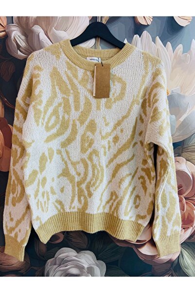 nutika سترة تريكو بنمط الحمار الوحشي