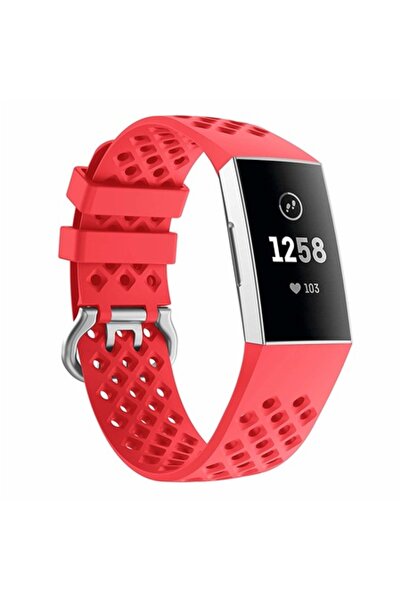 Edman sport strap for Fitbit Charge 3 / 4, size L, Red