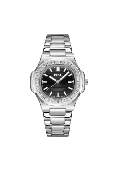 DIDA Men's Stainless Steel Waterproof Watch C103 Black