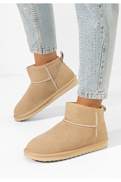 B T Shoes Cizme tip ogg Crisea V3 bej