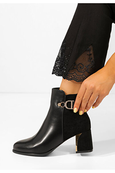 B T Shoes Γυναικεία Μποτίνια Felisia Μαύρα