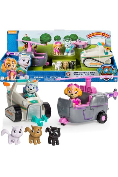 Spin Masters Set de figurine Spin Master Patrula Cățelușilor - 2 vehicule și ...