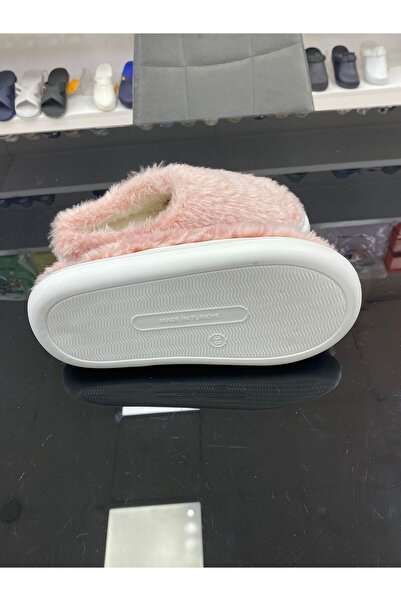 AkınalBella Peluş Kadın Yumuşak Kaymaz Taban Ev Terliği