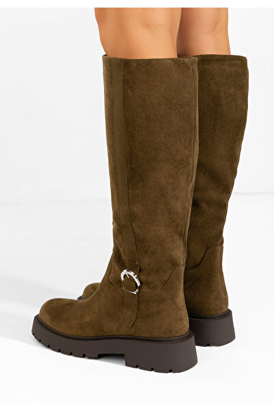 B T Shoes Ψηλές μπότες Sinoma χακι