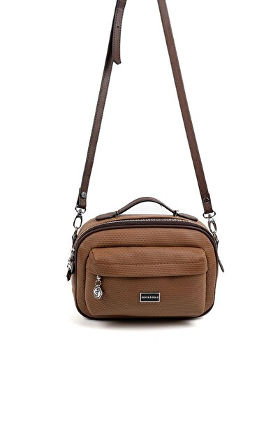 Silver Polo Karamel - Kahve SP1186 Kadın Çapraz Çanta