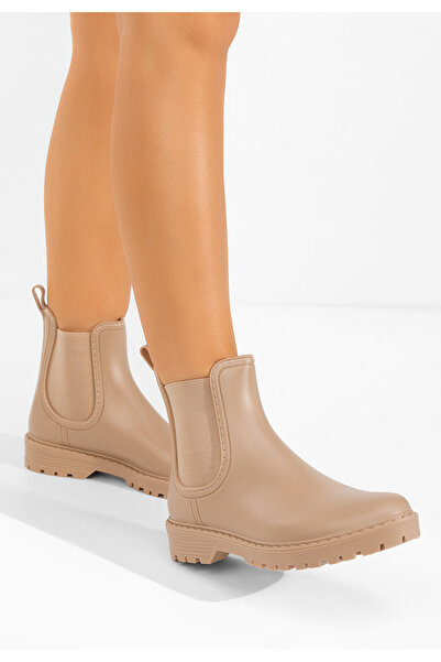 B T Shoes Γυναικεία Μποτάκια Palisora μπεζ