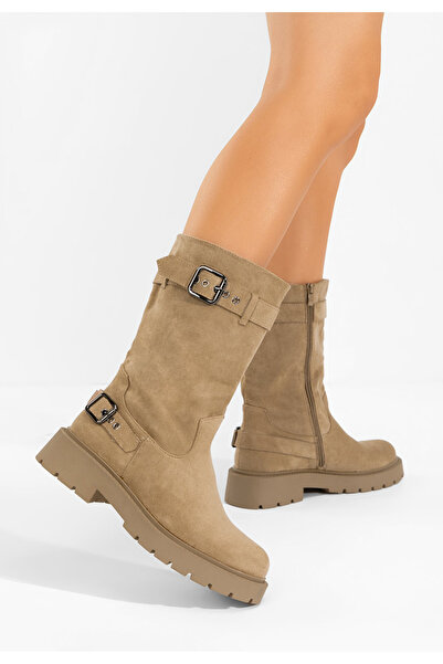 B T Shoes Чизме дама Генуа каки