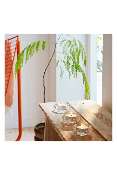 IKEA Bladfagel Tealight Mumluk Saydam Cam 3 Cm 40607030