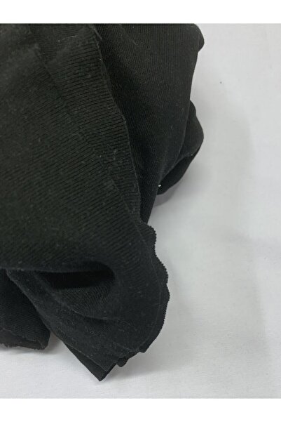 Yiğit Kumaş Βρεφικό ύφασμα ριμπανά χτενισμένο βαμβακερό, Μέγεθος 85x190 cm Μαύρο Χρώμα