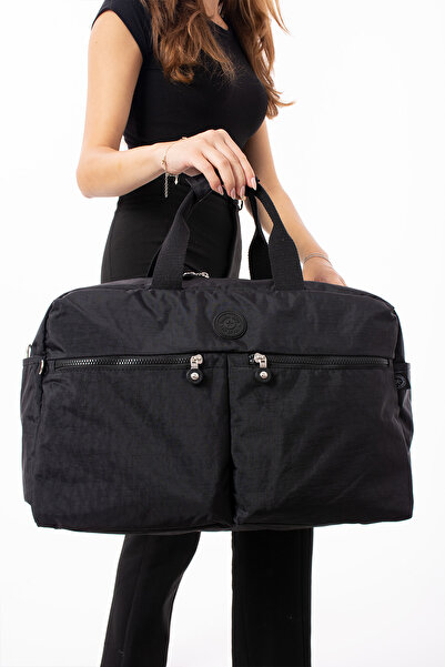 MEGA ÇANTA Klinkır Kumaş Su Geçirmez Unisex Büyük Boy El Valizi uzun askılı