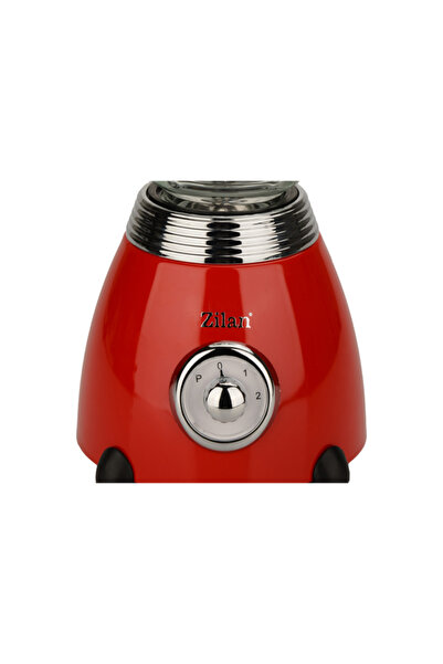 Zilan Blender RETRO ZLN7057 Roșu, 1,5 L, 500W, lame din oțel