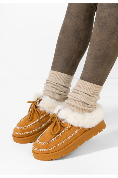 B T Shoes Saboti dama Leainia V2 camel