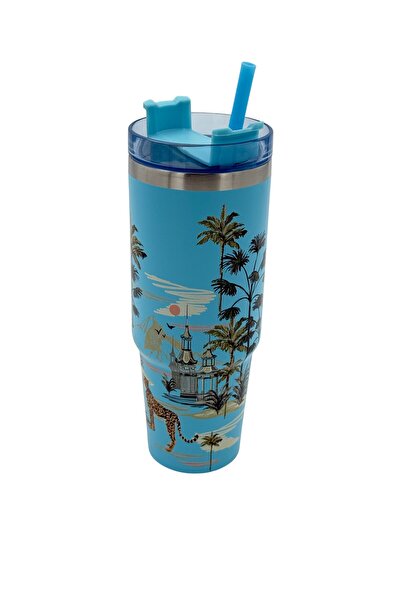 B&D B&D Vaccum Mug with Lid and Handle , Blue Color 600ml