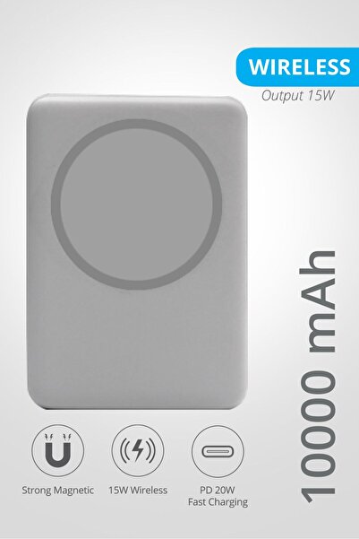 Piranha 9035 Magsafe Powerbank 10.000MAH / 15W Wireless Şarj / 20W Hızlı Şarj...