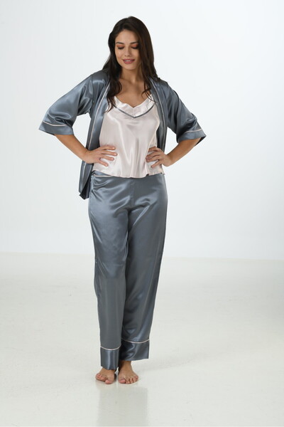 MOONGIRL Women's Satin Pajama Set