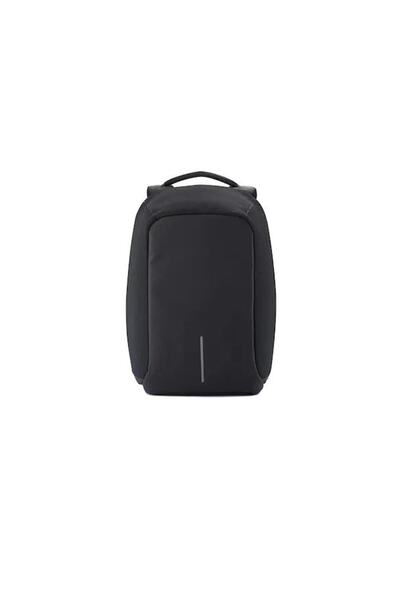 Edman Rucsac antifurt impermeabil pentru laptop de 15,6" cu port de încărcare USB (negru)