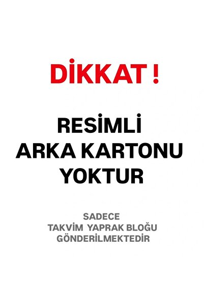 Türkiye 2026 YILI YAPRAKLI DUVAR TAKVİMİ DİNİ TAKVİM 1 ADET '' kartonsuz''