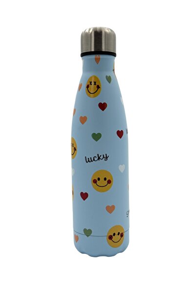 B&D B&D Vaccum Flask Bottle Smiley Design 230ml , Blue