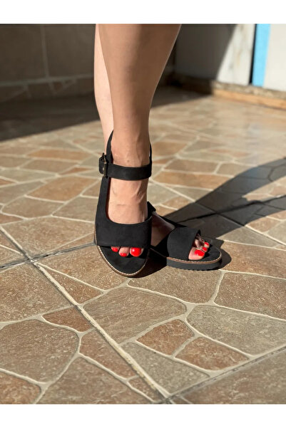 LOVE SHINE Alviora Women's Eva Suede Sandals Comfortable and Elegant Summer Design