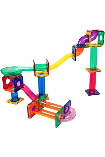 PicassoTiles Magnetic Ball Track - 50 pieces