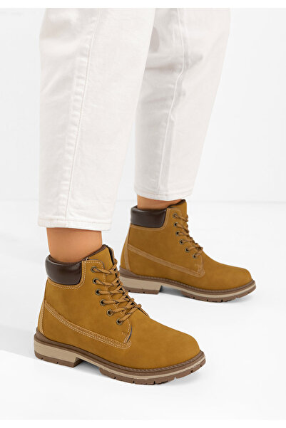 B T Shoes Bocanci dama Jasvira camel