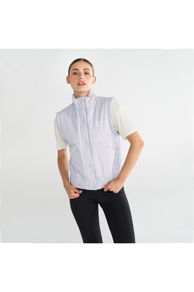 hummel Γυναικείο γιλέκο Care Purple ψηλός λαιμός