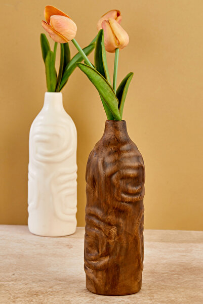 Akkoyunlu home Set de 2 vaze decorative ondulate Pinterest Set de vaze din ce...