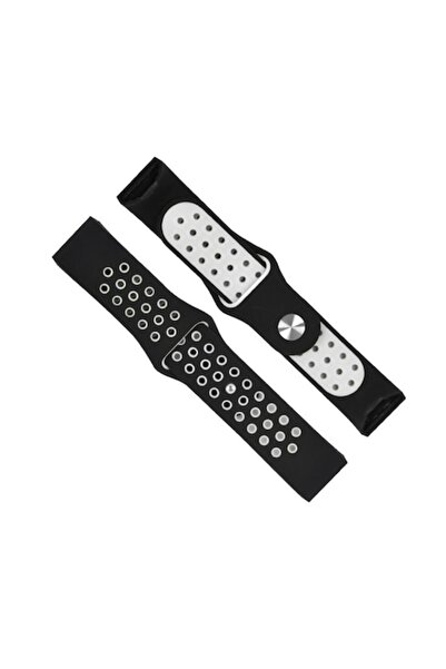 Edman Curea sport pentru Fitbit Charge 3 / 4, mărimea S, negru/alb