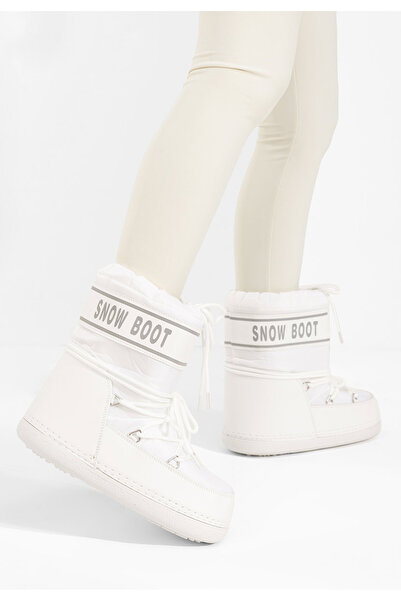 B T Shoes Γυναικείες Μπότες Χιονιού Altares λευκά