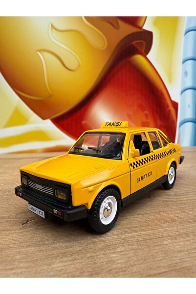 scntoys Murat 131 Taksi 1/36 Ölçek Çek Bırak Diecast Metal Model Oyuncak Araba Tofaş Taksi Murat 131