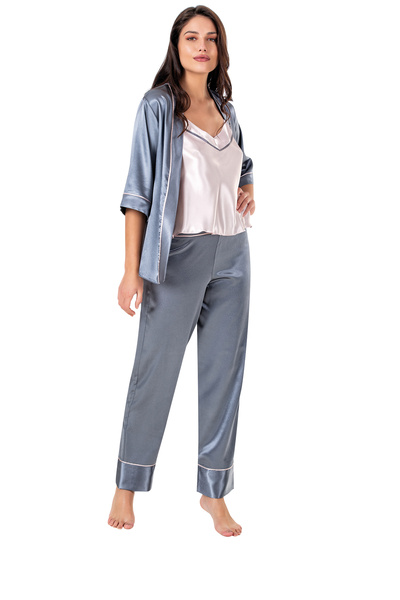 MOONGIRL Women's Satin Pajama Set
