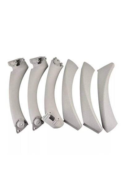 MOTOR10 Set de 6 mânere interioare față/spate pentru BMW Seria 3 E90/E91, gri