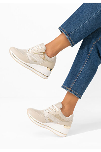 B T Shoes Sneakers με πλατφόρμα Reinia μπεζ